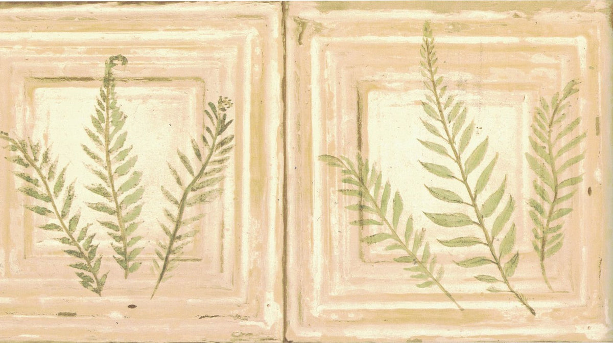 Leaves NL57042B Wallpaper Border