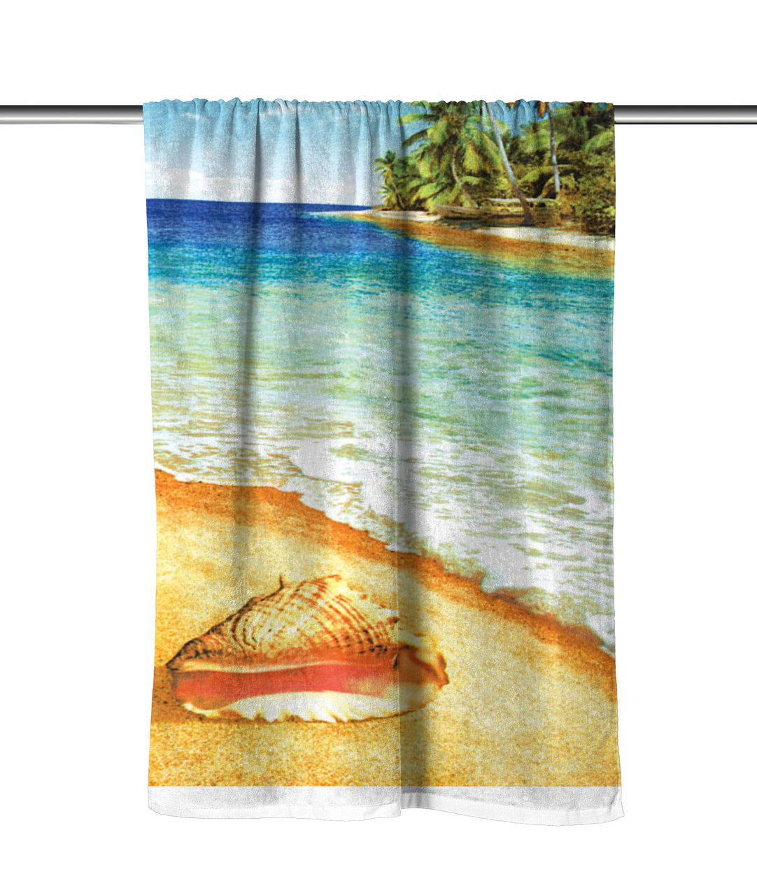 Lost Paradise Velour Beach Towel