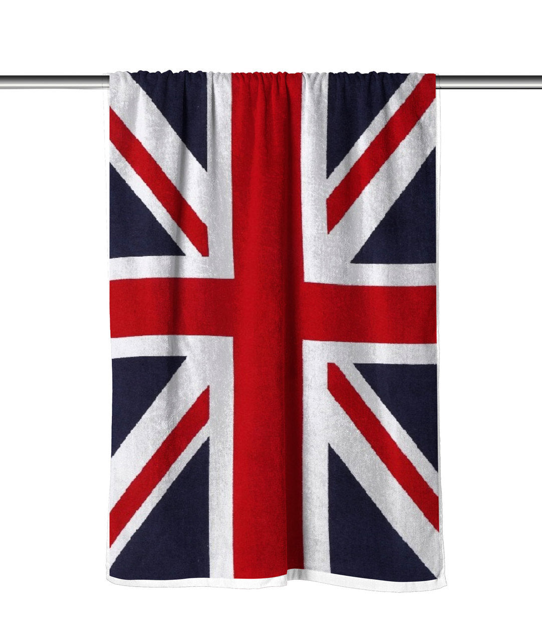 United Kingdom Flag Velour Beach Towel