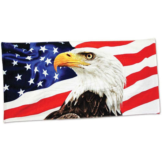 American Eagle Velour Beach Towel