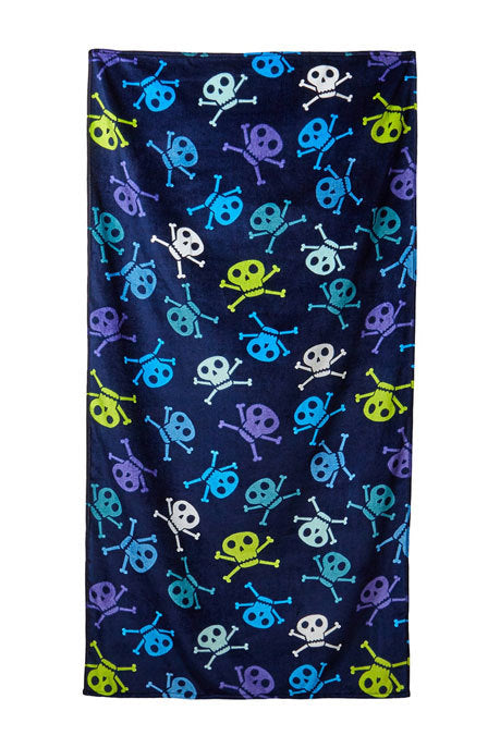 Multi Skulls Velour Beach Towel