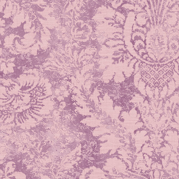 Purple Abby Damask AB42425 Wallpaper