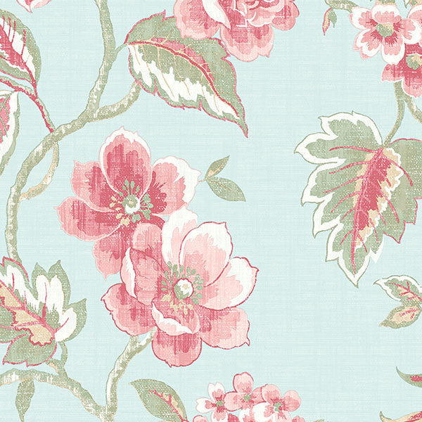 Green Abby Floral AB42435 Wallpaper