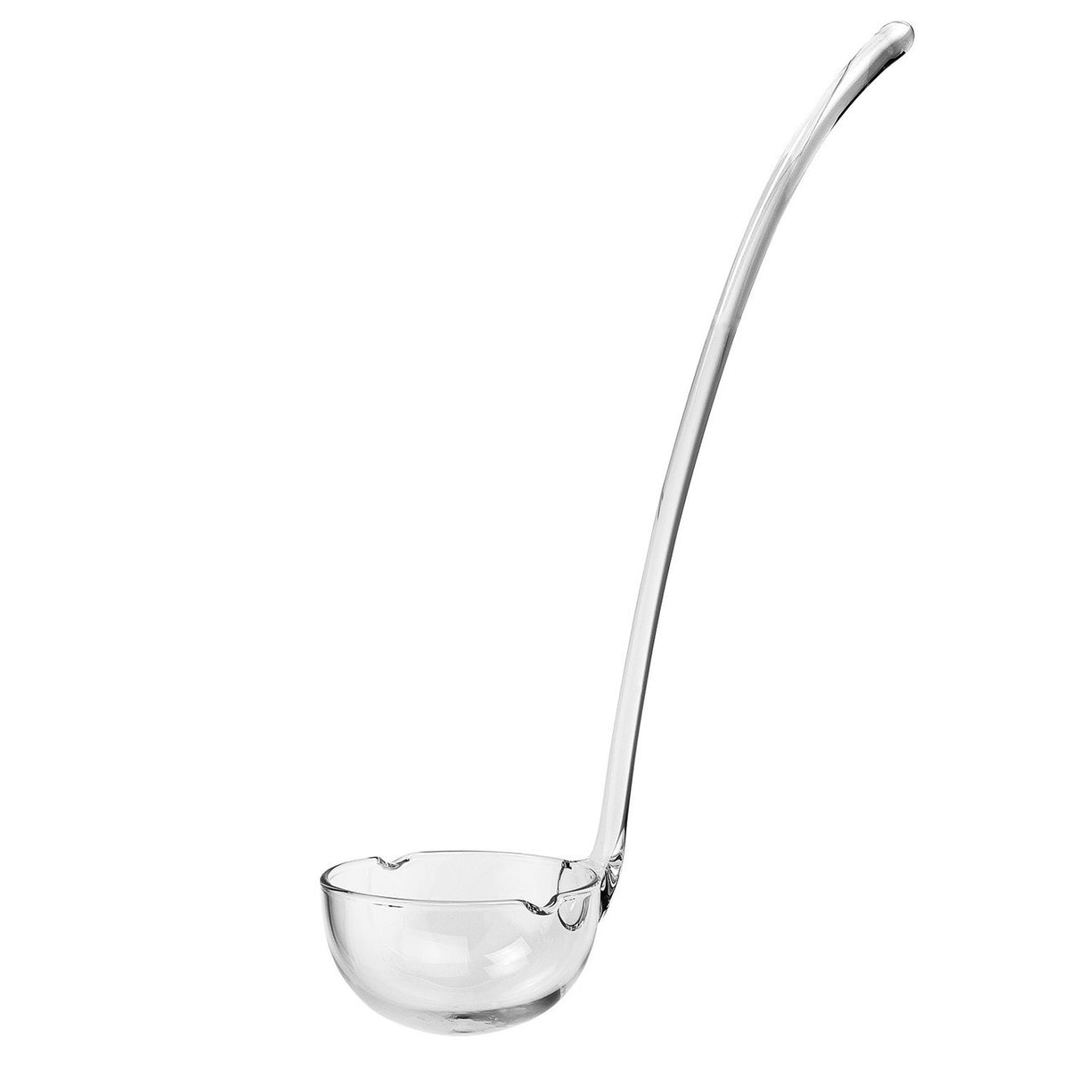 Mouth Blown Crystal Gravy Dressing Punch Ladle