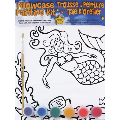 Mermaid Painting Kit Pillowcase