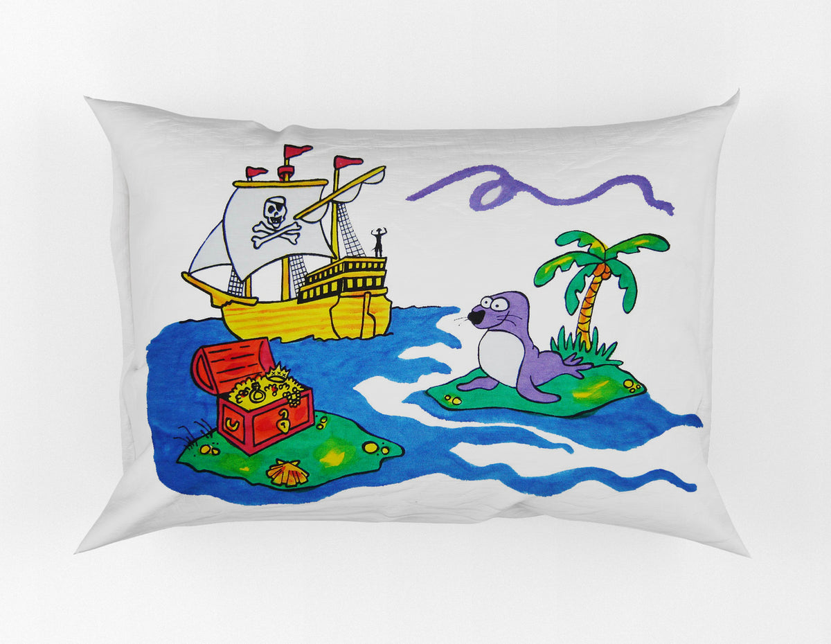 Pirates Painting Kit Pillowcase