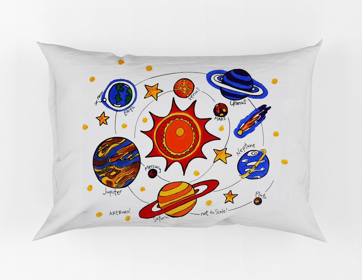 Solar System Painting Kit Pillowcase