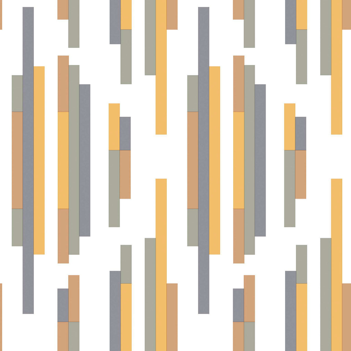 Yellow Grey Bars BA400 Wallpaper