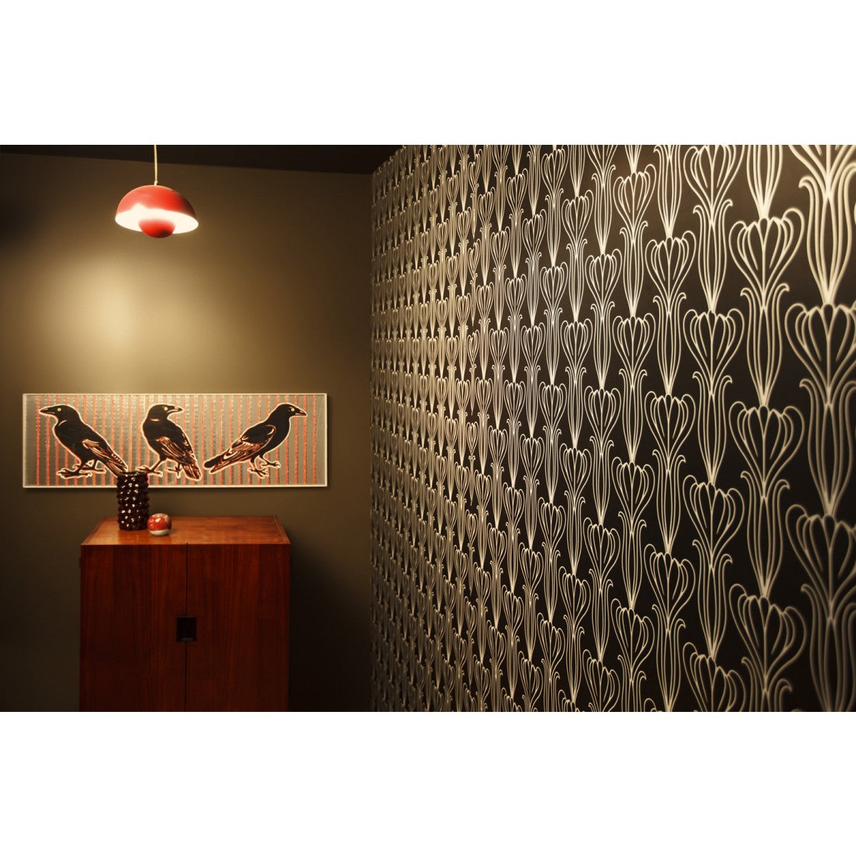 Midnight BE040 Bela Self-Adhesive Wallpaper