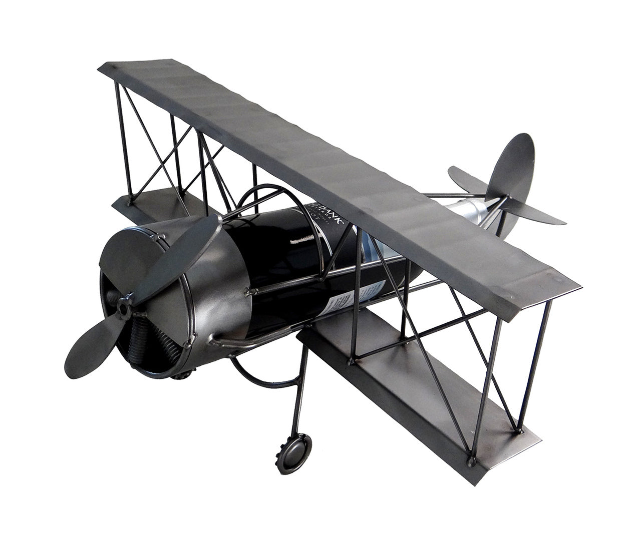 Airplane Bi-Plane Wine Bottle Holder