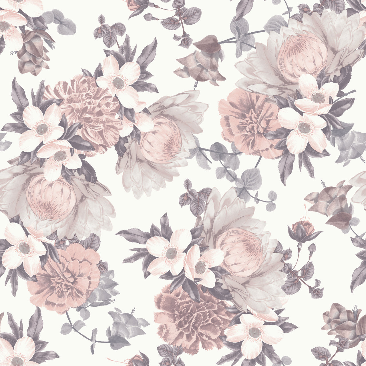 Botanical Blossom Self-Adhesive BO510 Wallpaper