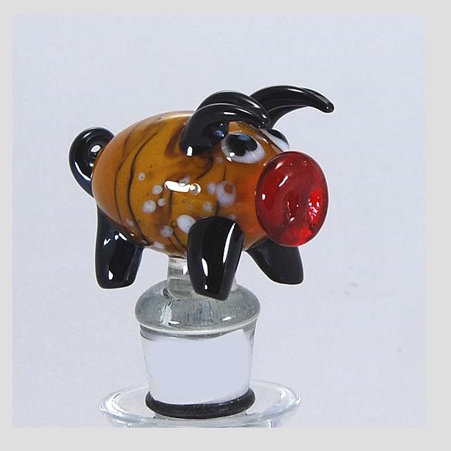 Ochre Pig Hand Crafted Bottle Stopper