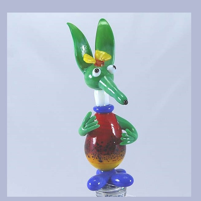 Green Willy Hand Crafted Bottle Stopper