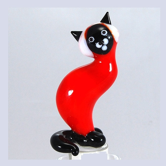 Red Cat Hand Crafted Bottle Stopper