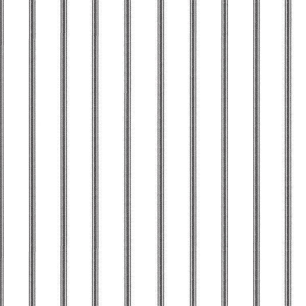 Black White Ticking Stripe BW28705 Wallpaper