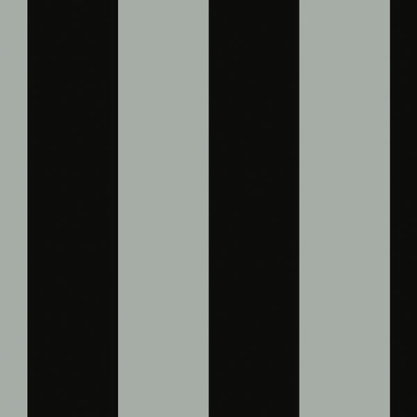 Black Silver Alex Medium Stripe BW28749 Wallpaper