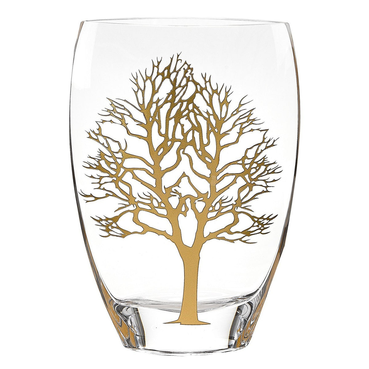 Gold Tree of Life Vase