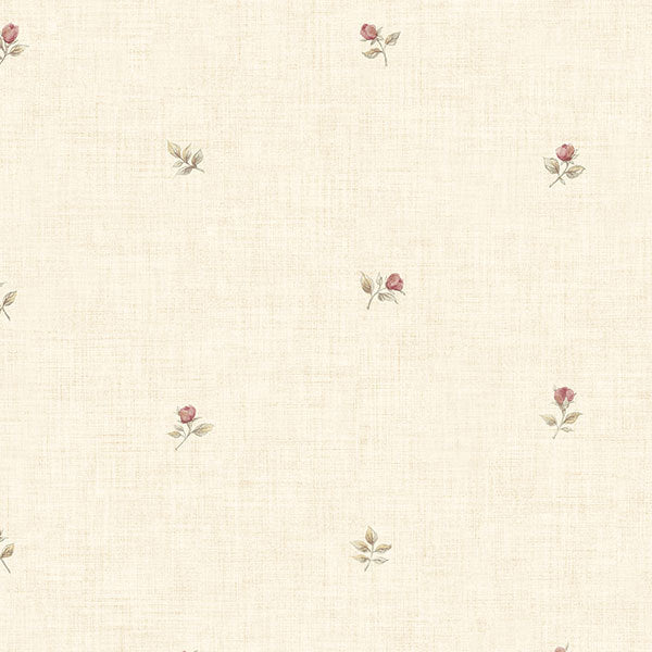 Pink Cream Small Floral Spot CG28855 Wallpaper