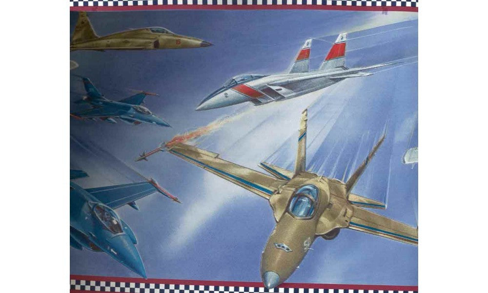 Fighter Planes CK10193 Wallpaper Border