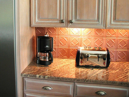 Backsplash Tile Charleston Brushed Copper
