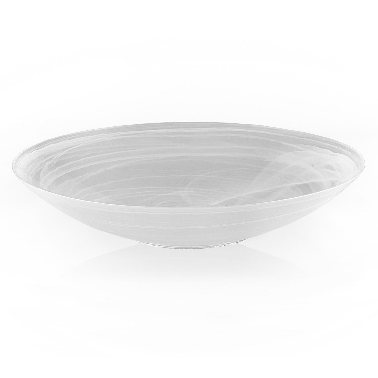Alabaster White 15 inches Centerpiece Bowl