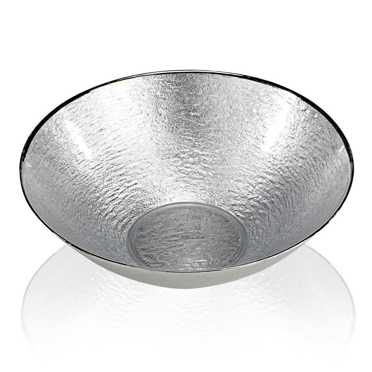 Glamour Silver Leaf  Bowl