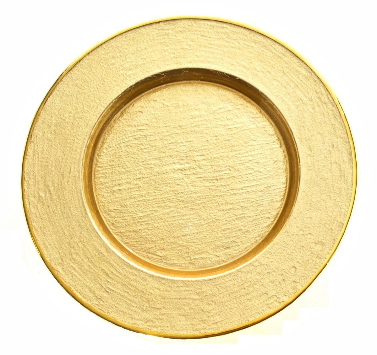 Glamour Gold Charger Gold Rim Finish