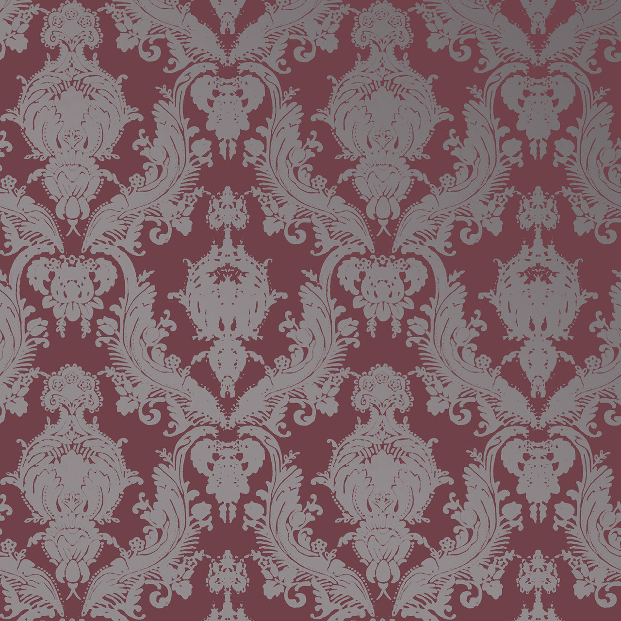 Silver Plum DA037 Damsel Self-Adhesive Wallpaper