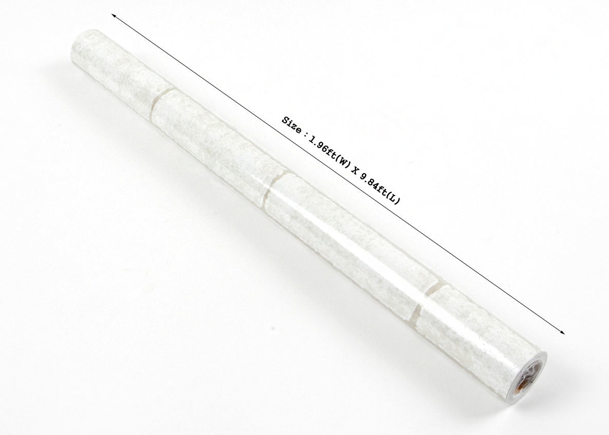 White Brick Contact Paper Shelf Liner DBS15GP