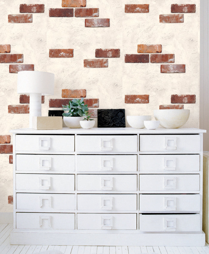 Brick Contact Paper Shelf Liner DBS20GP