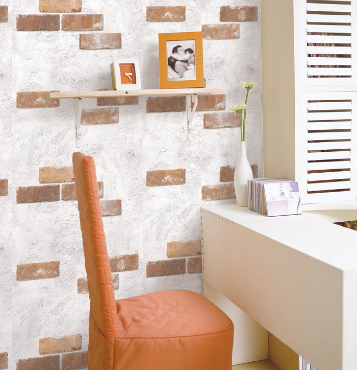 Brick Contact Paper Shelf Liner DBS21GP