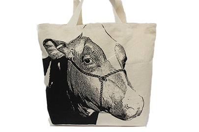 Cow 2 Tote Bag Large