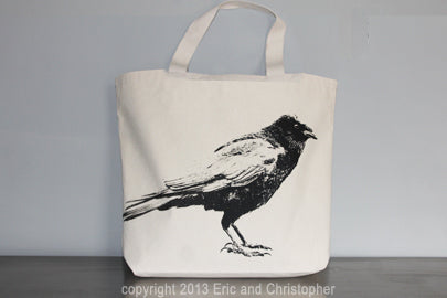 Crow Tote Bag Large
