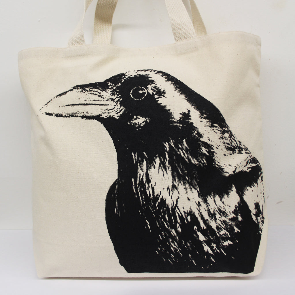 Crow Head Tote Bag Large