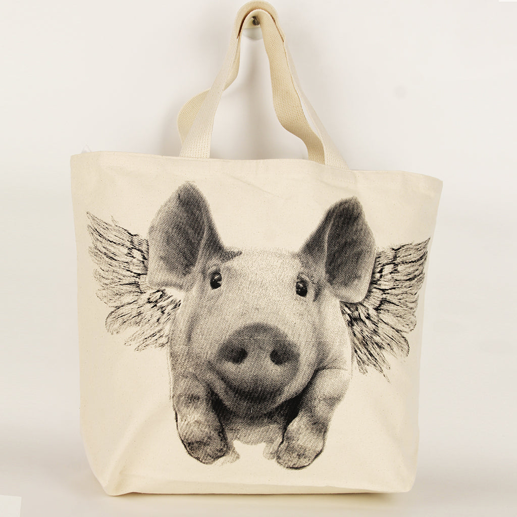 Flying Pig Tote Bag Large