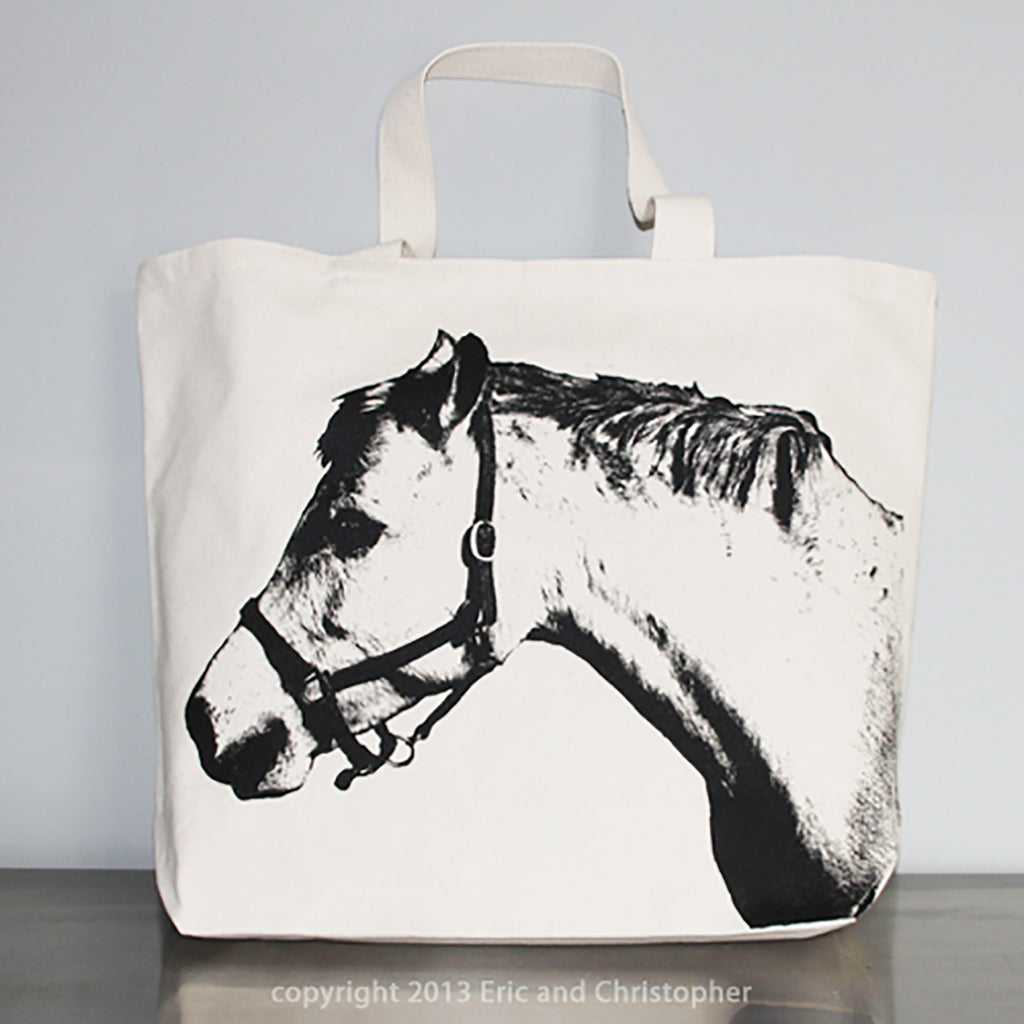 Horse Tote Bag Large