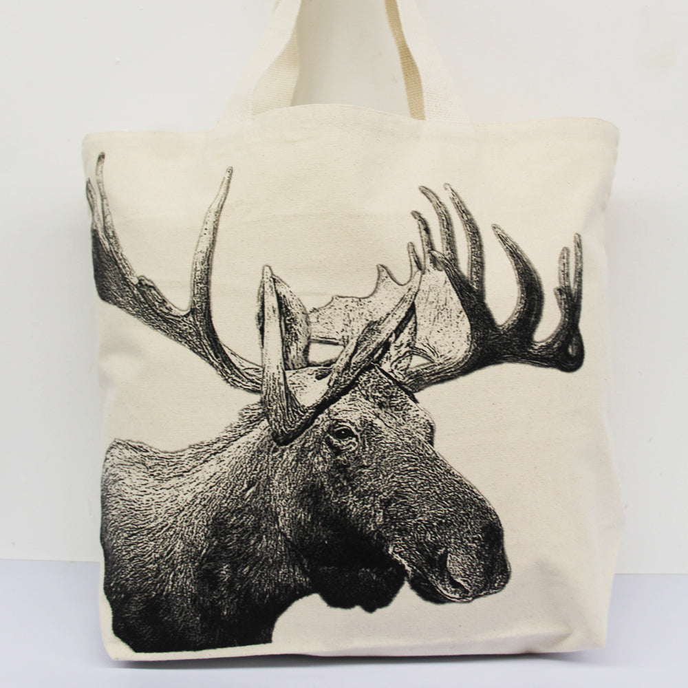 Moose Tote Bag Large