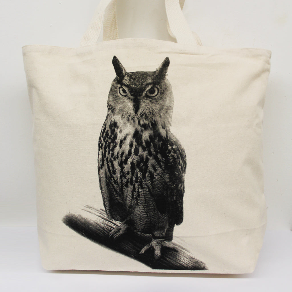 Owl Tote Bag Large