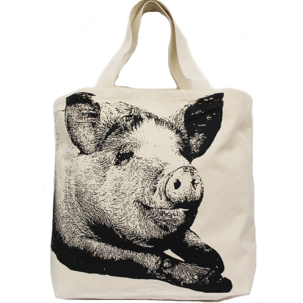 Pig Head Tote Bag Large