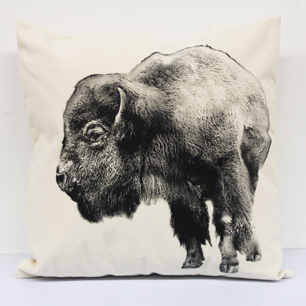 Bison Decorative Pillow Large