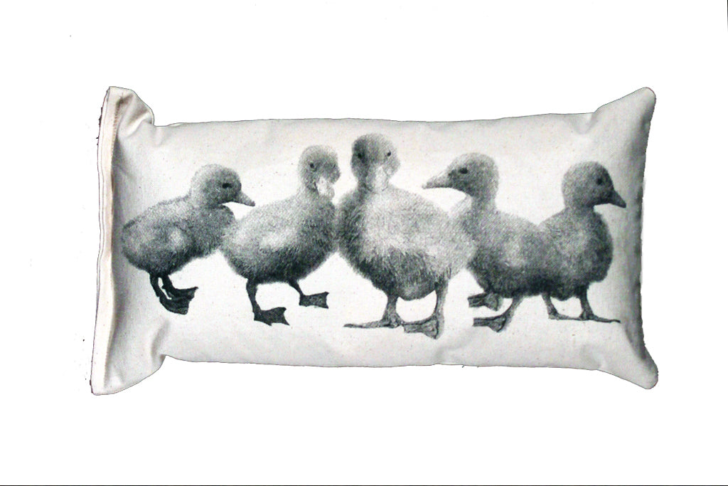 Ducklings Decorative Pillow Small