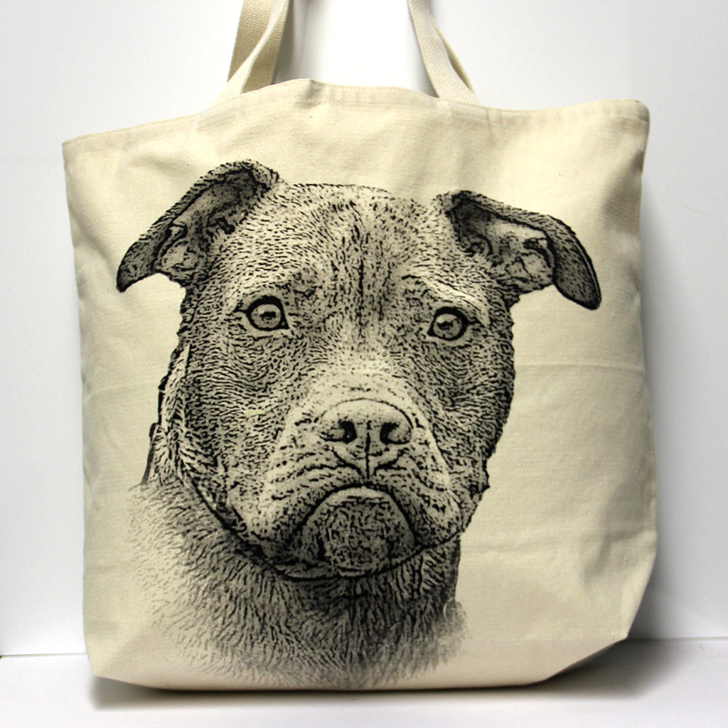 Pitbull Tote Bag Large