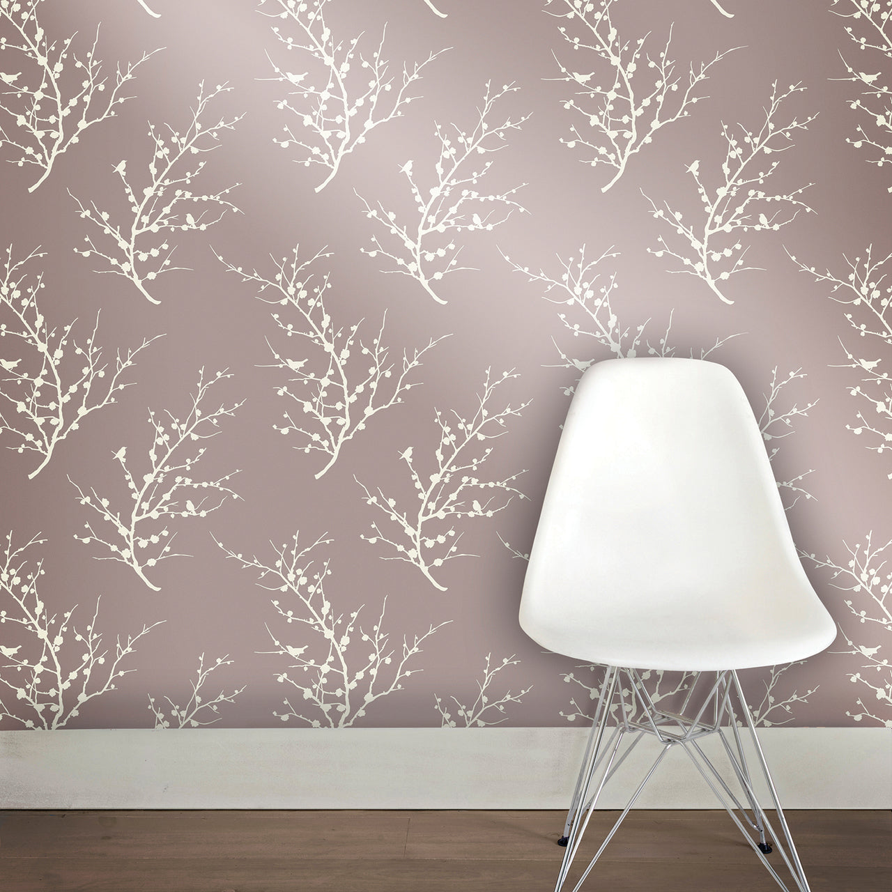 Champagne ED039 Edie Self-Adhesive Wallpaper