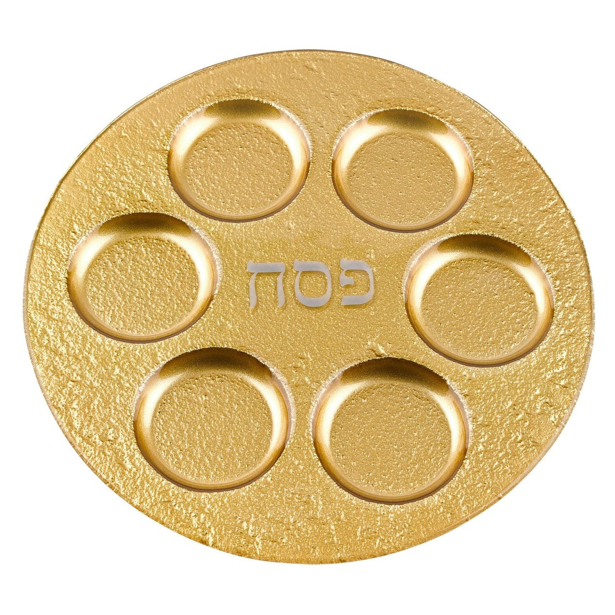 Handcrafted Gold Decor 13 Glass Seder Plate
