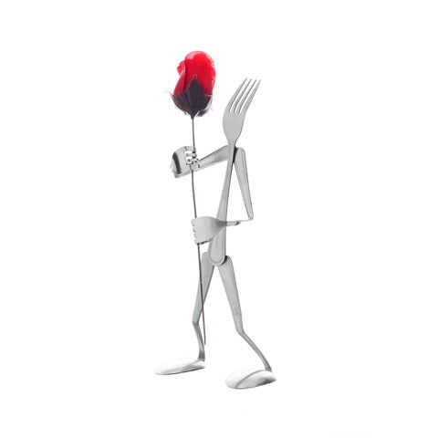 Rose Bud Holder Display Fork