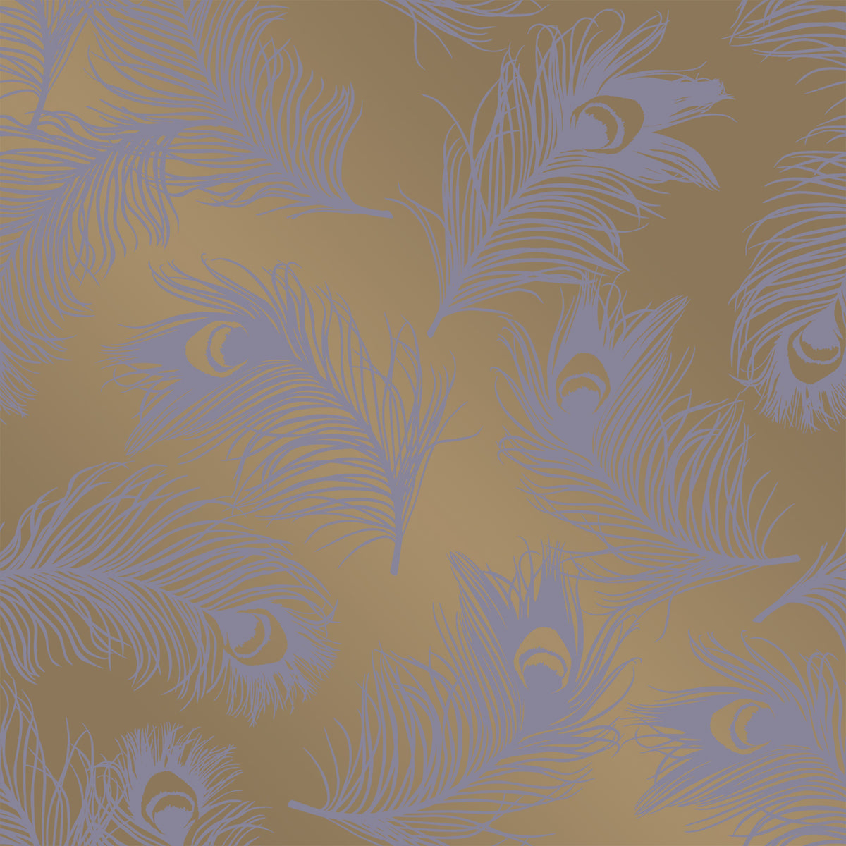 Feathers Lavender Self-Adhesive FE063 Wallpaper