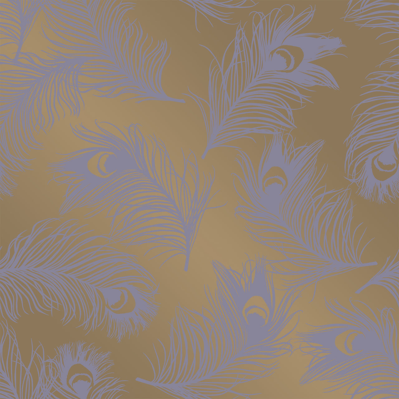 Feathers Lavender Self-Adhesive FE063 Wallpaper