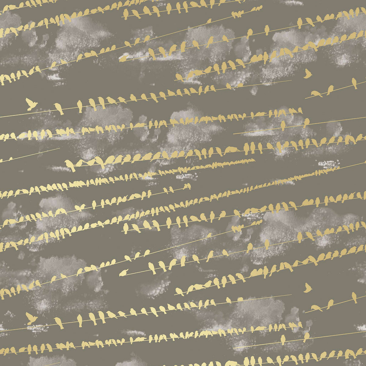 Flock Storm Grey FL086 Wallpaper