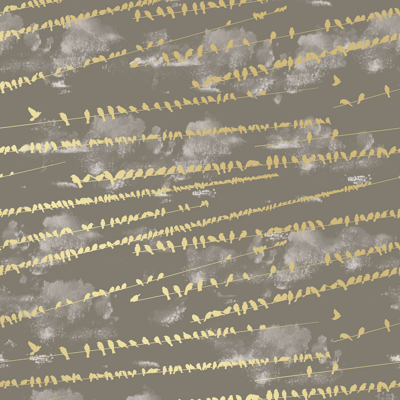 Flock Storm Grey FL086 Wallpaper