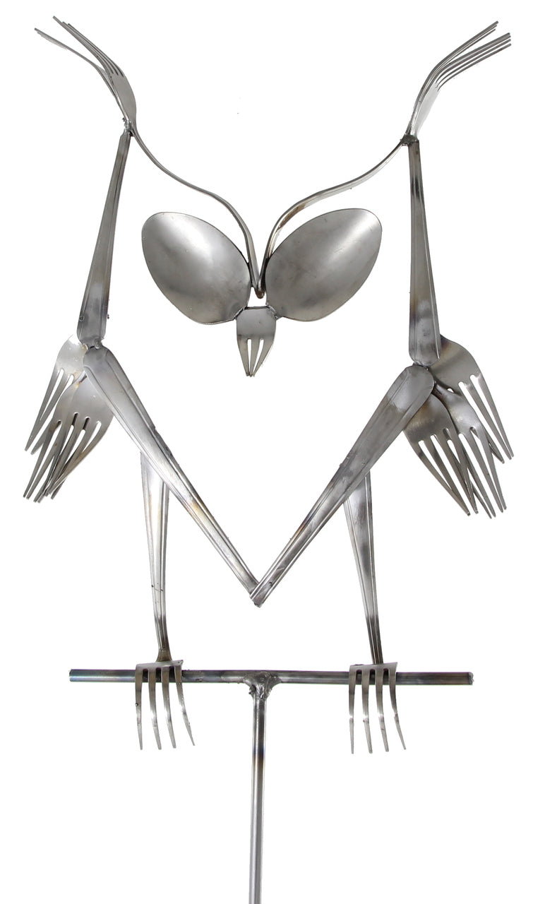 Owl Spoon and Fork Art